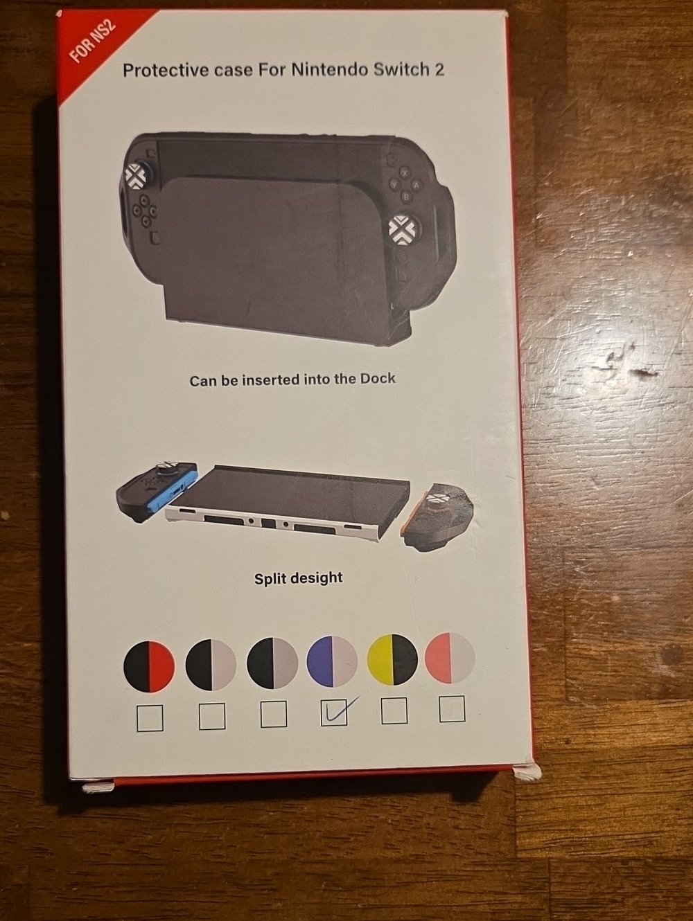 Nintendo Switch 2 Protective Case - Blue & White...NIB